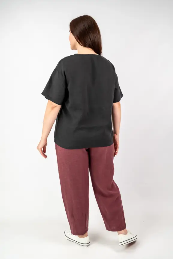 Футболка лен карман 24080 Размер 50-56 фото 29