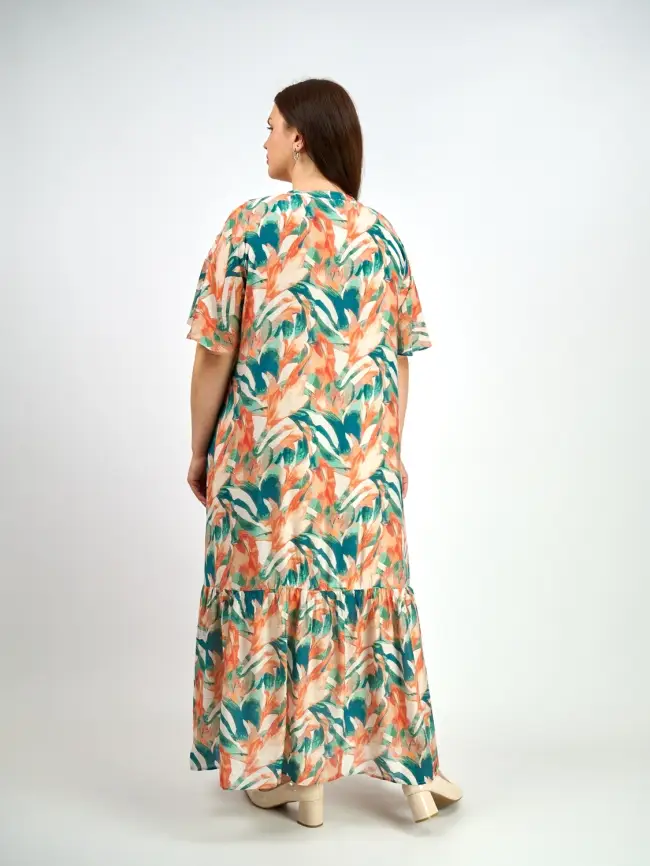 Платье ЭттоПлюс 34182-1 размеры 52- 58 фото 5