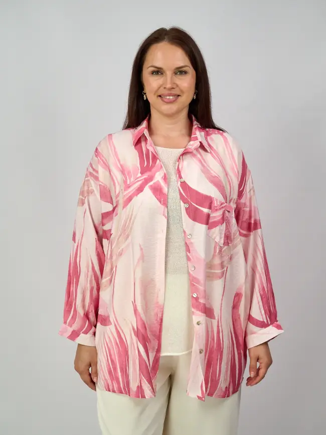 Рубашка ЭттоПлюс 042 Размеры 50-58 фото 11