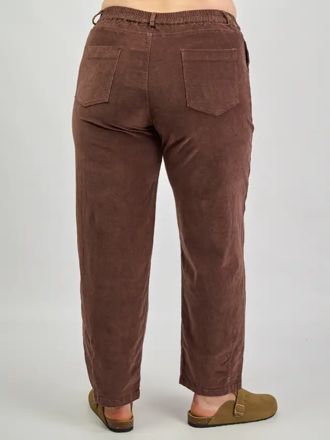 Брюки вельвет ЭттоПлюс 25271 Размеры 54-60 фото 65