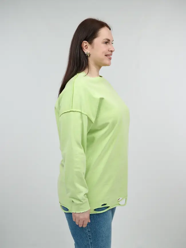 Лонгслив рваный 9938 Размер 50-56 фото 48