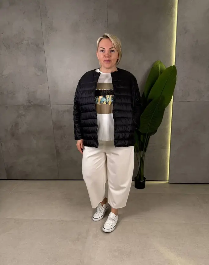 Легкая пуховая куртка 8802 Размер 46-56 фото 149