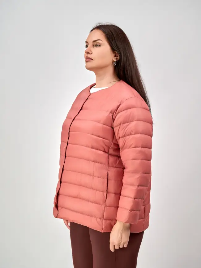 Легкая пуховая куртка 8802 Размер 46-56 фото 55