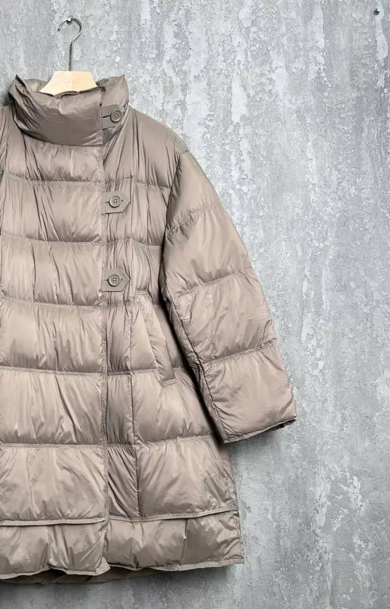 Полупальто пуховое 202416 Размер 50-56 фото 15