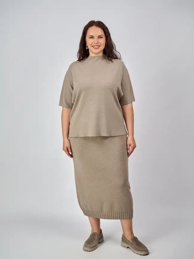 Джемпер короткий рукав ЭттоПлюс 707 Размер 50-58 фото 78