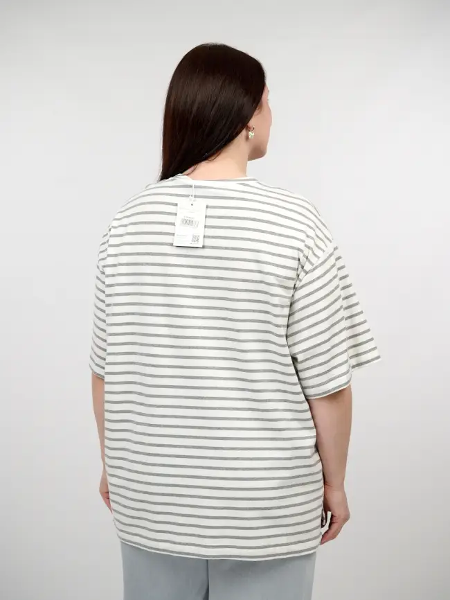 Футболка в полоску ЭттоПлюс 034 Размер 50-58 фото 12
