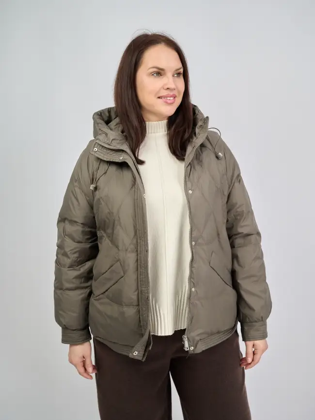 Пуховая куртка ЭттоПлюс 2553 Размер 48-54 фото 182