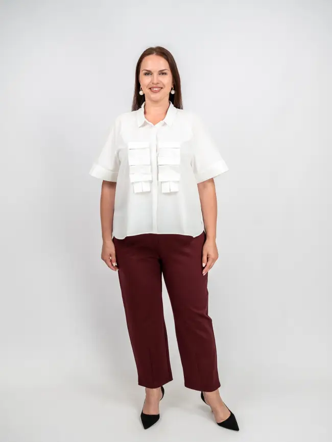 Блуза 52364 размеры 50- 58 фото 14