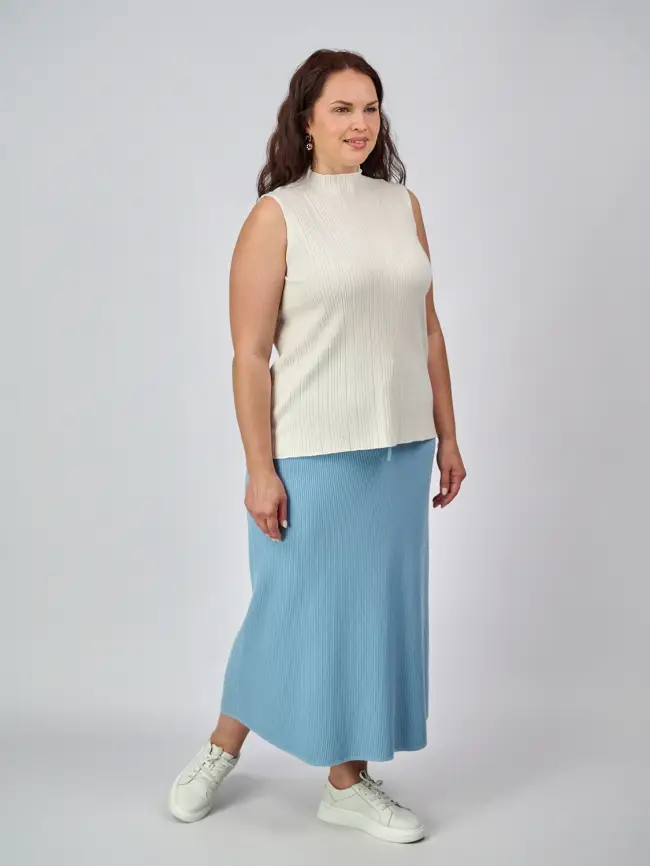 Юбка лапша ЭттоПлюс 493 Размер 50-56 фото 54