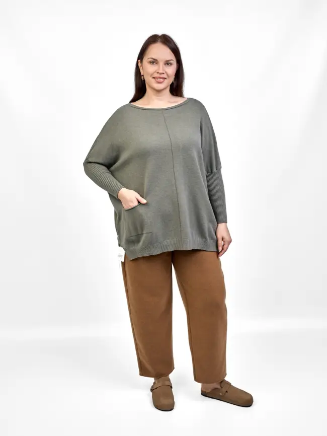 Джемпер 1444 Италия Размер 50-58 фото 156