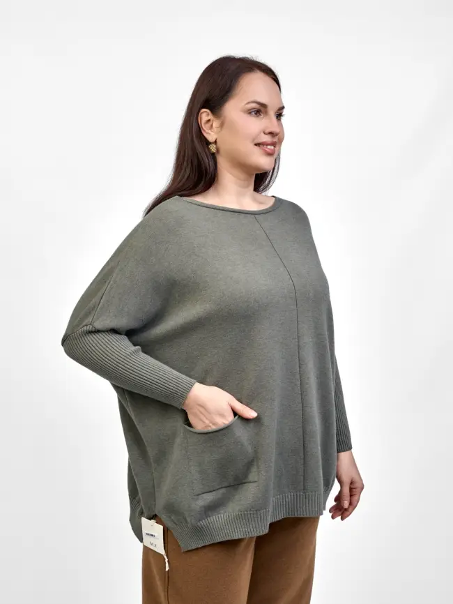 Джемпер 1444 Италия Размер 50-58 фото 143