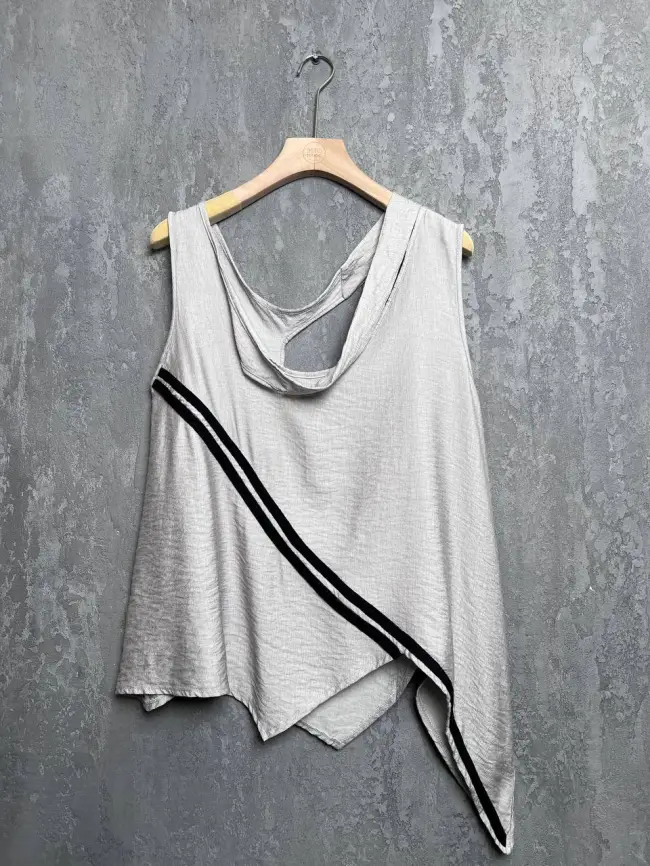 Блуза 01170 Размер 54-58(серый) фото 6