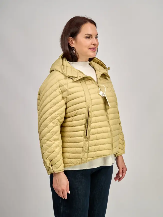Куртка пуховая легкая 8184 Размер 48-58 фото 3