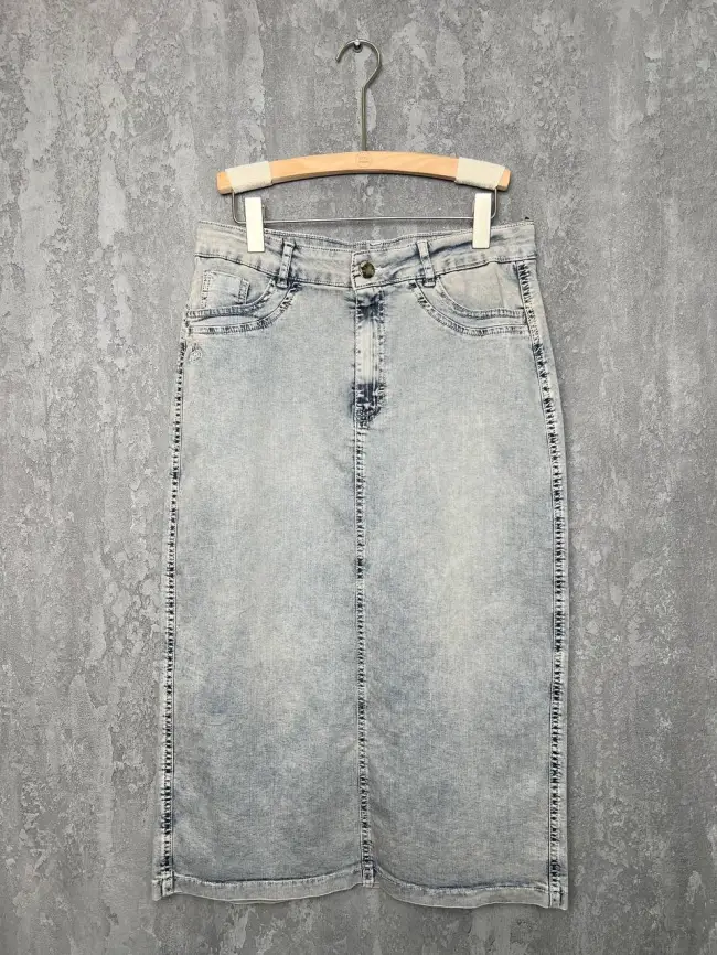 Юбка джинсовая 2335 Турция (54) фото 1