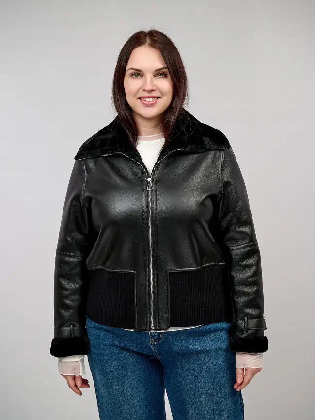 Дубленка 18702 Размер 48-54 фото 1