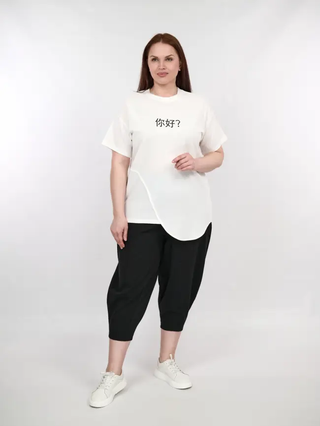 Футболка "Привет" 7191 Размер 50-56 фото 2