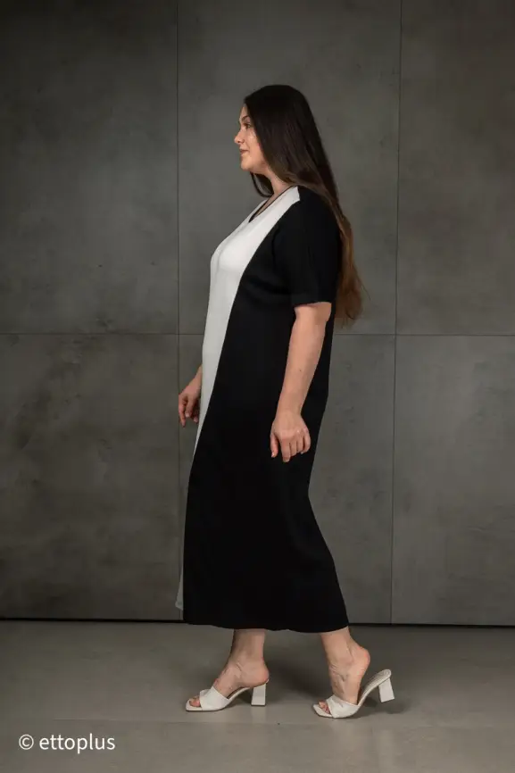 Платье три цвета ЭттоПлюс 34185 размер 54- 56 фото 9
