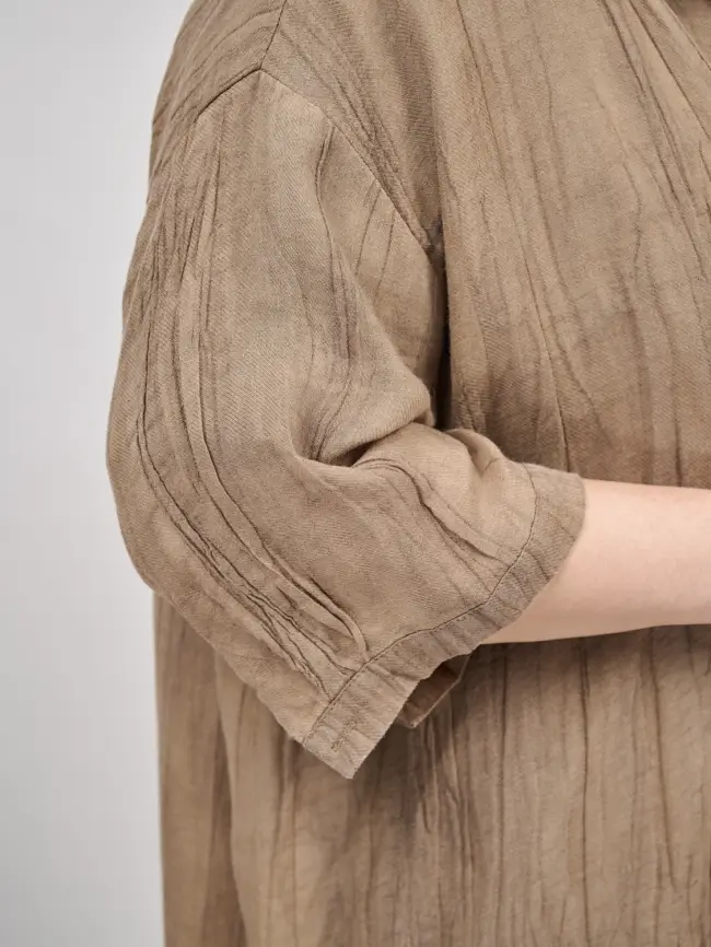 Рубашка-кардиган рукав 3/4 24093 Размер 50-58 фото 28