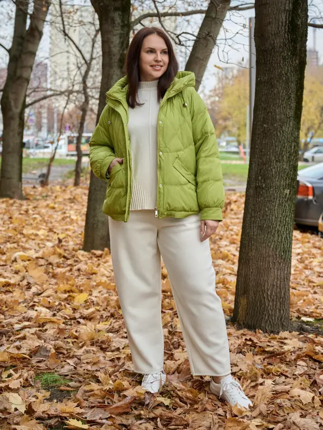 Пуховая куртка ЭттоПлюс 2553 Размер 48-54 фото 136