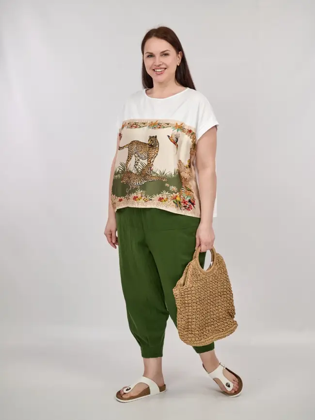 Блуза Италия 8860 Размер 50-58 фото 45