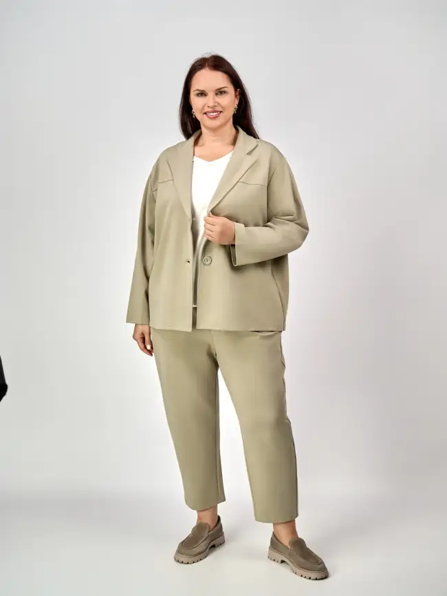 Костюм двойка ЭттоПлюс 8693 Размеры 50-58 фото 19