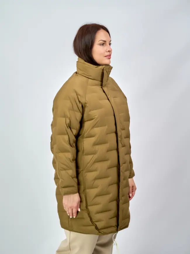 Пуховое пальто "Диана" 4272 Размер 46-56 фото 4