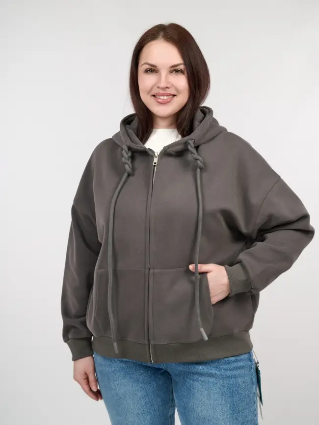 Худи зип оверсайз 505 Размер 50-58 фото 137