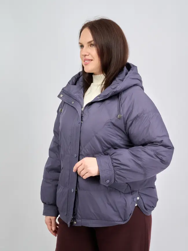 Пуховая куртка ЭттоПлюс 2553 Размер 48-54 фото 77