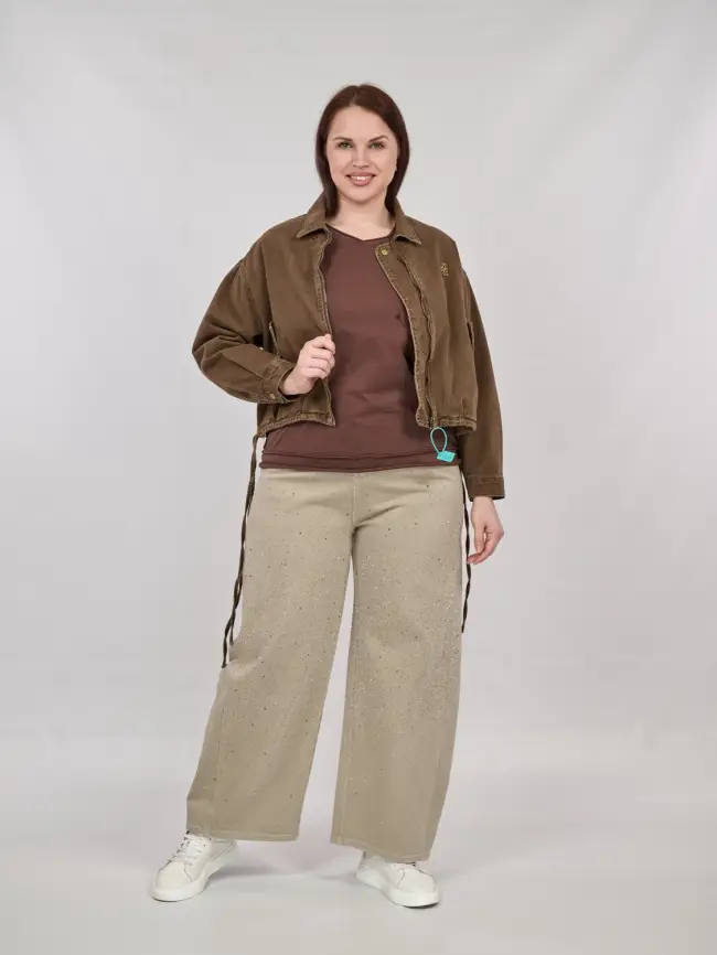 Куртка джинсовая  88111 Размер 48-56 фото 2