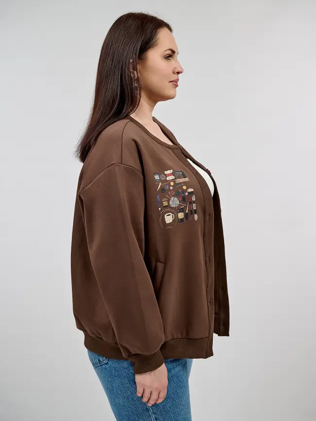 Кардиган 9129-1 Размер 50-58 фото 39