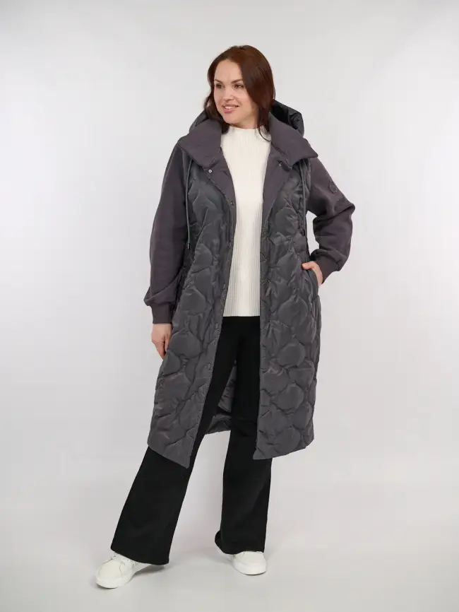 Пальто New Color 3178 Размер 52-56 фото 3