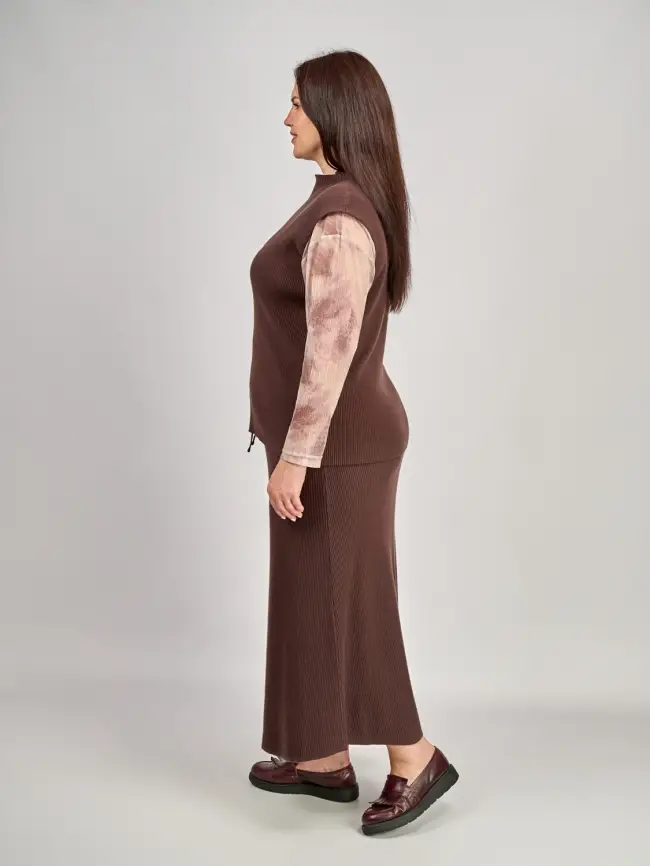 Юбка лапша ЭттоПлюс 493 Размер 50-56 фото 48