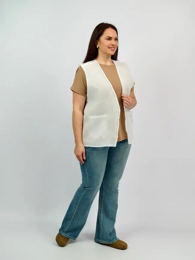 Жилет "Сетка" 9251 Размер 50-58 фото 9