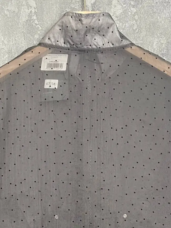 Ветровка-пыльник в горох 6703 Размер 50-58 фото 26