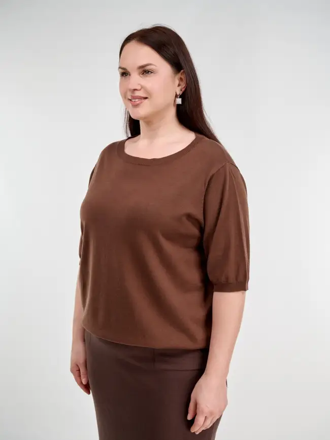 Джемпер 77643 ЭттоПлюс Размер 50-58 фото 28