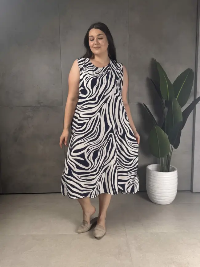 Сарафан ЭттоПлюс 048 размеры 52- 56 фото 4