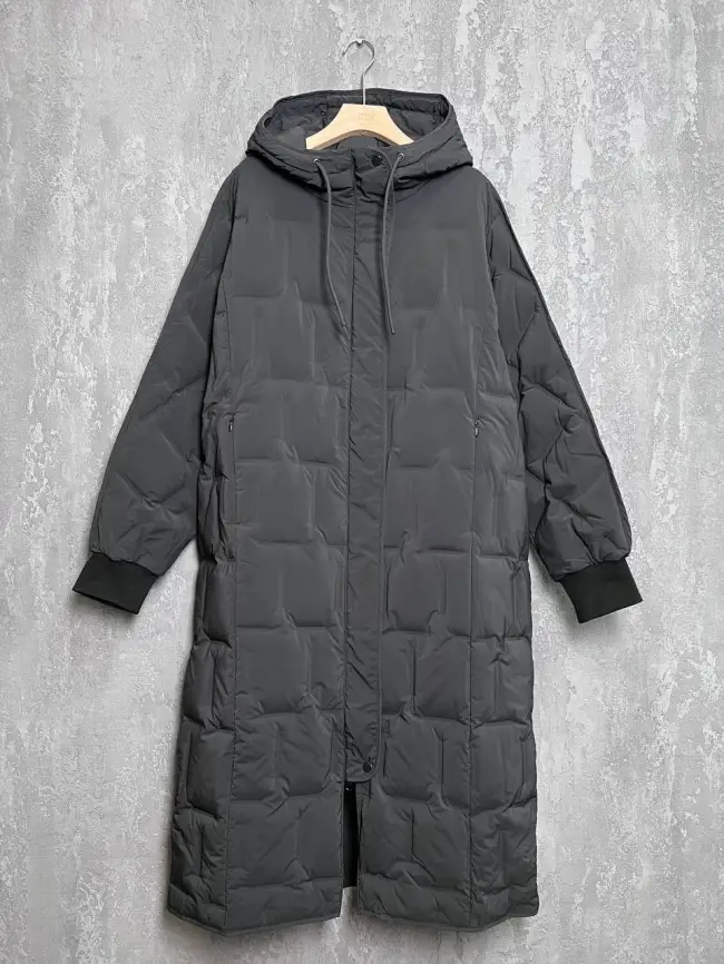 Пуховое пальто 6327 Размеры 50-60 фото 33