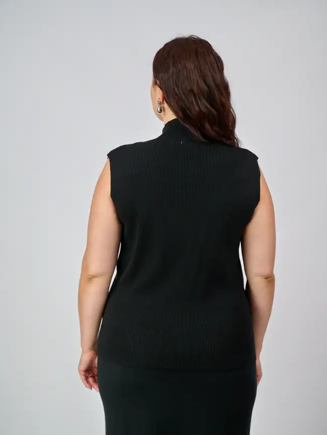 Джемпер без рукавов ЭттоПлюс 876 Размер 54-58 фото 70