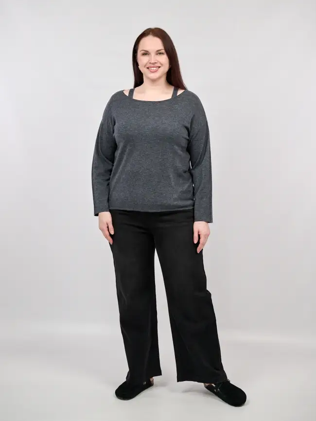 Джемпер двойка 51920 Размер 48-54 фото 3