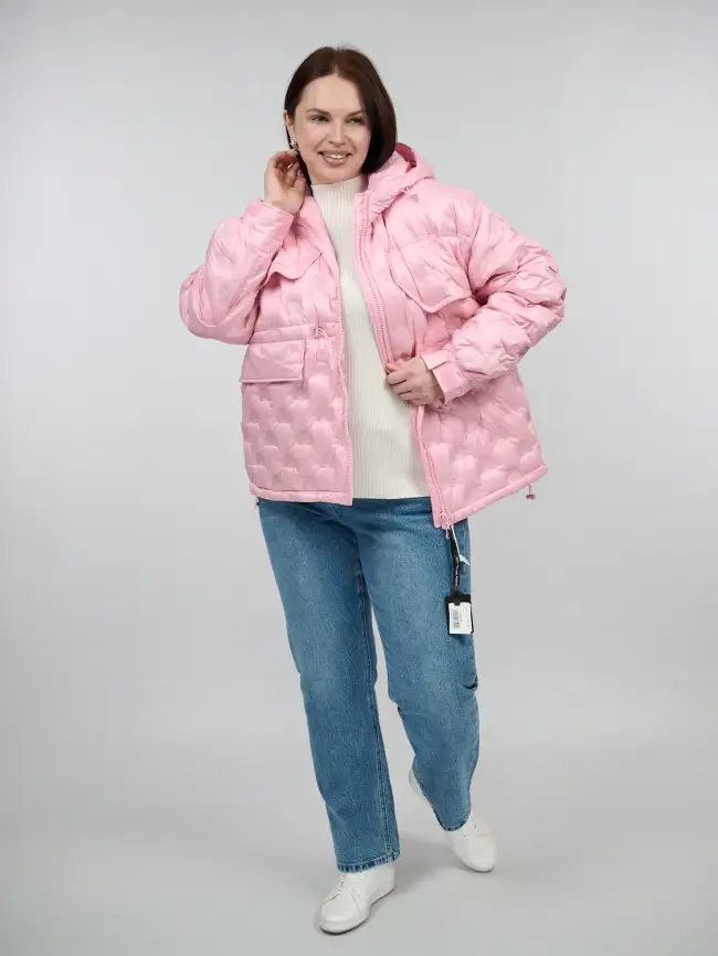 Пуховая куртка 9025 Размер 50-58 фото 42