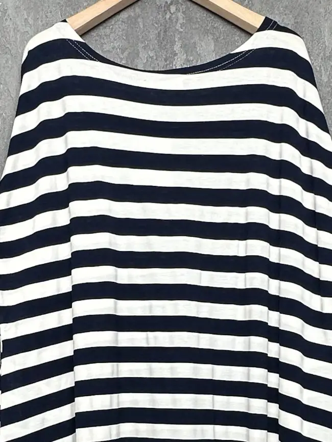 Платье в полоску ЭттоПлюс 0032 размеры 52- 56 фото 29