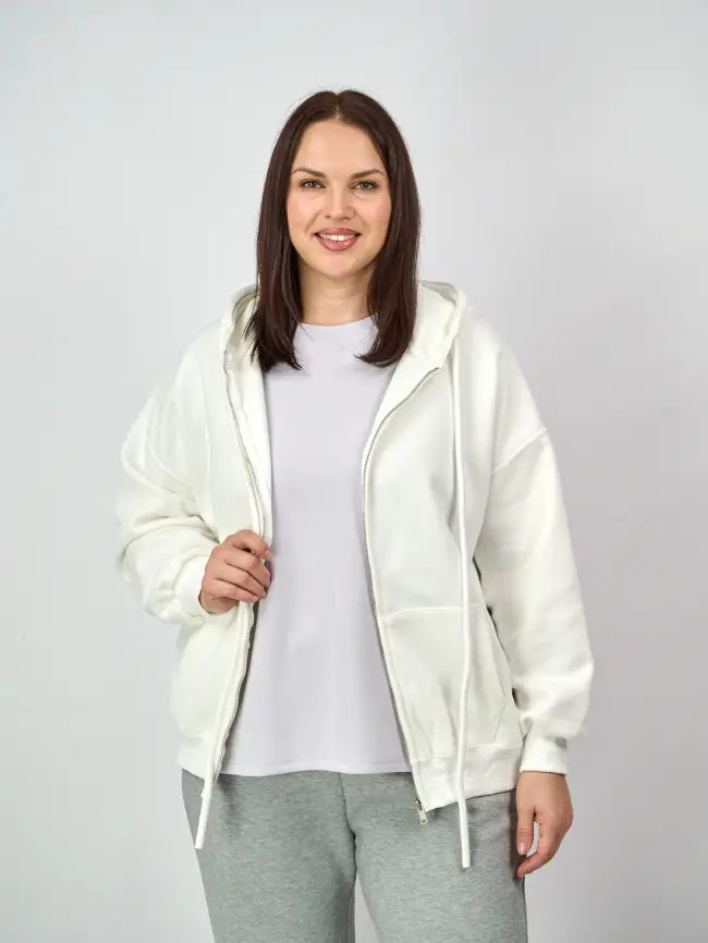 Худи зип оверсайз 505 Размер 50-58 фото 18