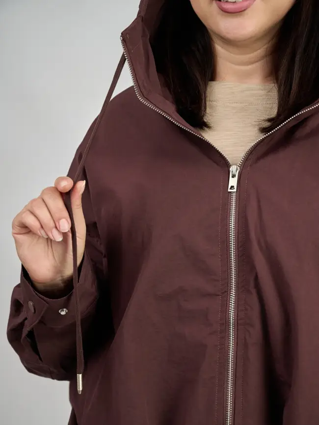 Ветровка с капюшоном 25170 Размер 50-60 фото 8