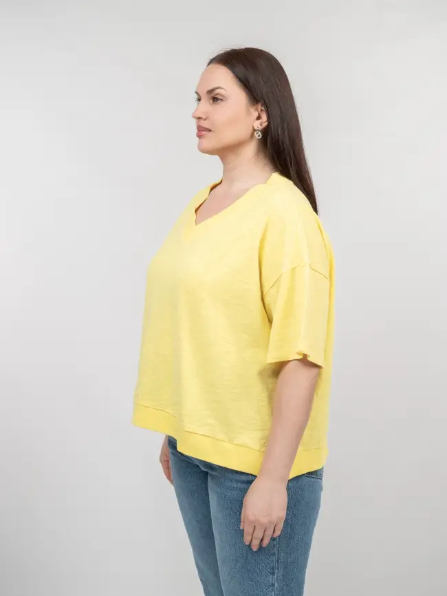 Футболка 039 (желтый, 2) Уценка фото 9