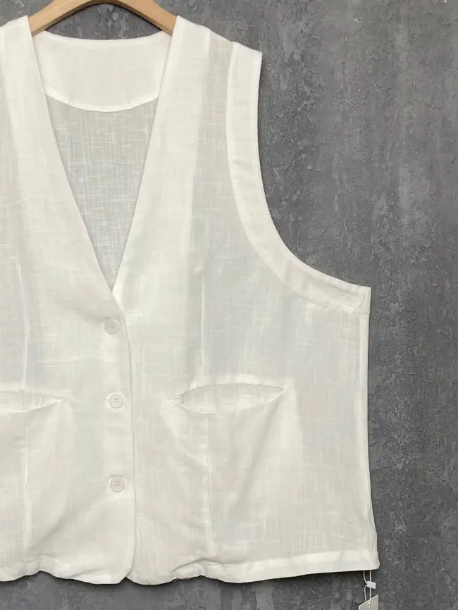 Удлиненный жилет 25018 Размер 50-58 фото 30