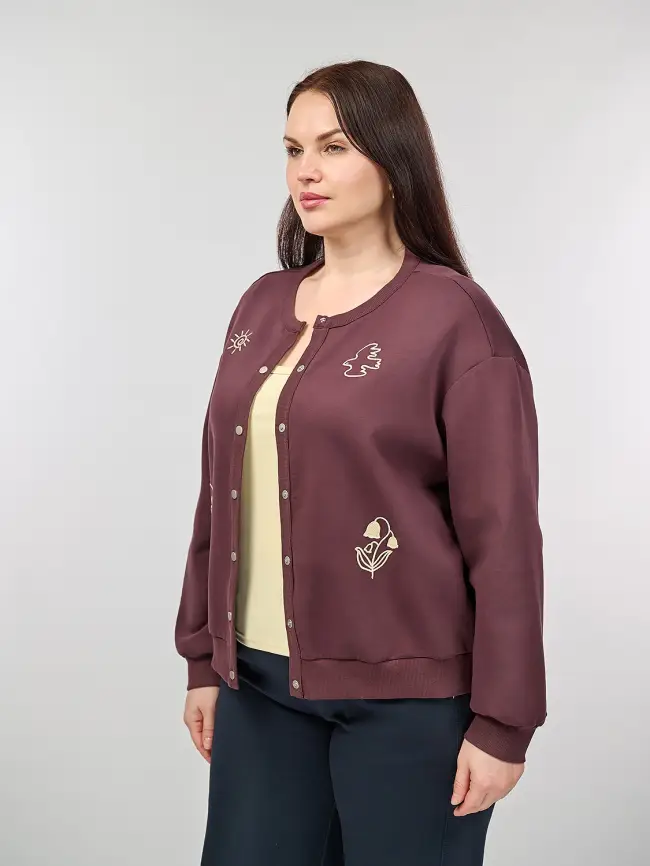 Кардиган 3510-1 Размер 50-58 фото 39