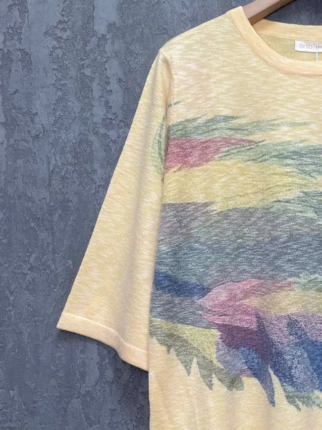 Джемпер облегченный с принтом 1006 Размер 50-58 фото 53