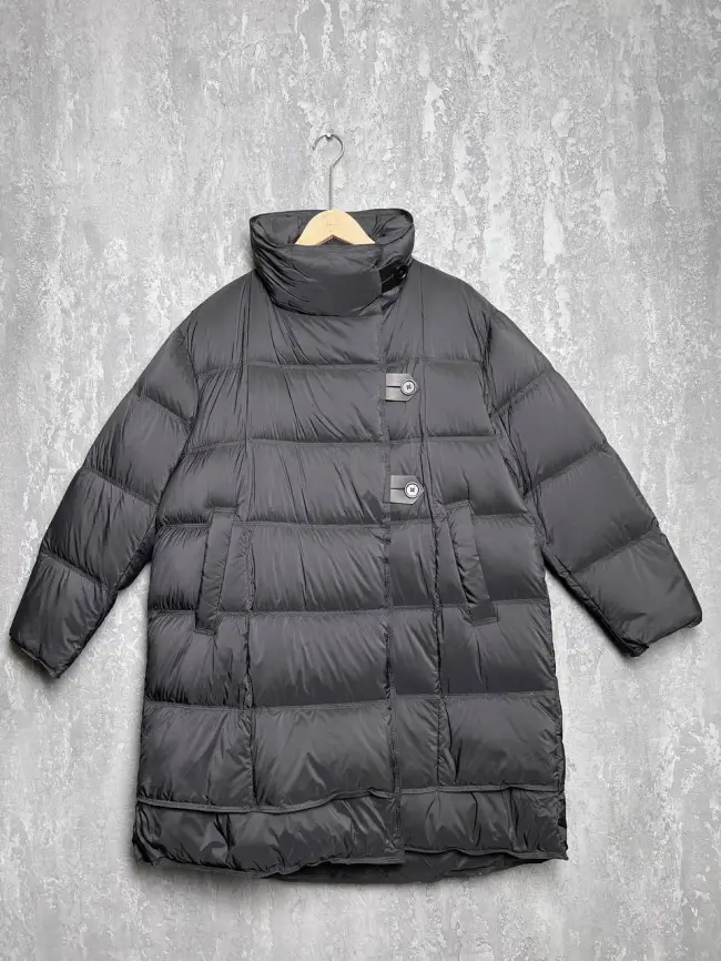 Полупальто пуховое 202416 Размер 50-56 фото 26