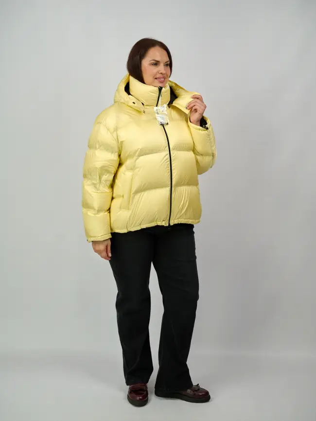 Пуховик зимний короткий 9903 Размер 50-58 фото 52