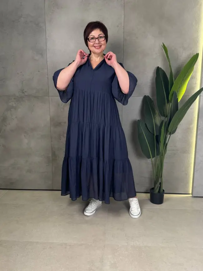 Платье ЭттоПлюс 30254 размер 52-58 фото 24